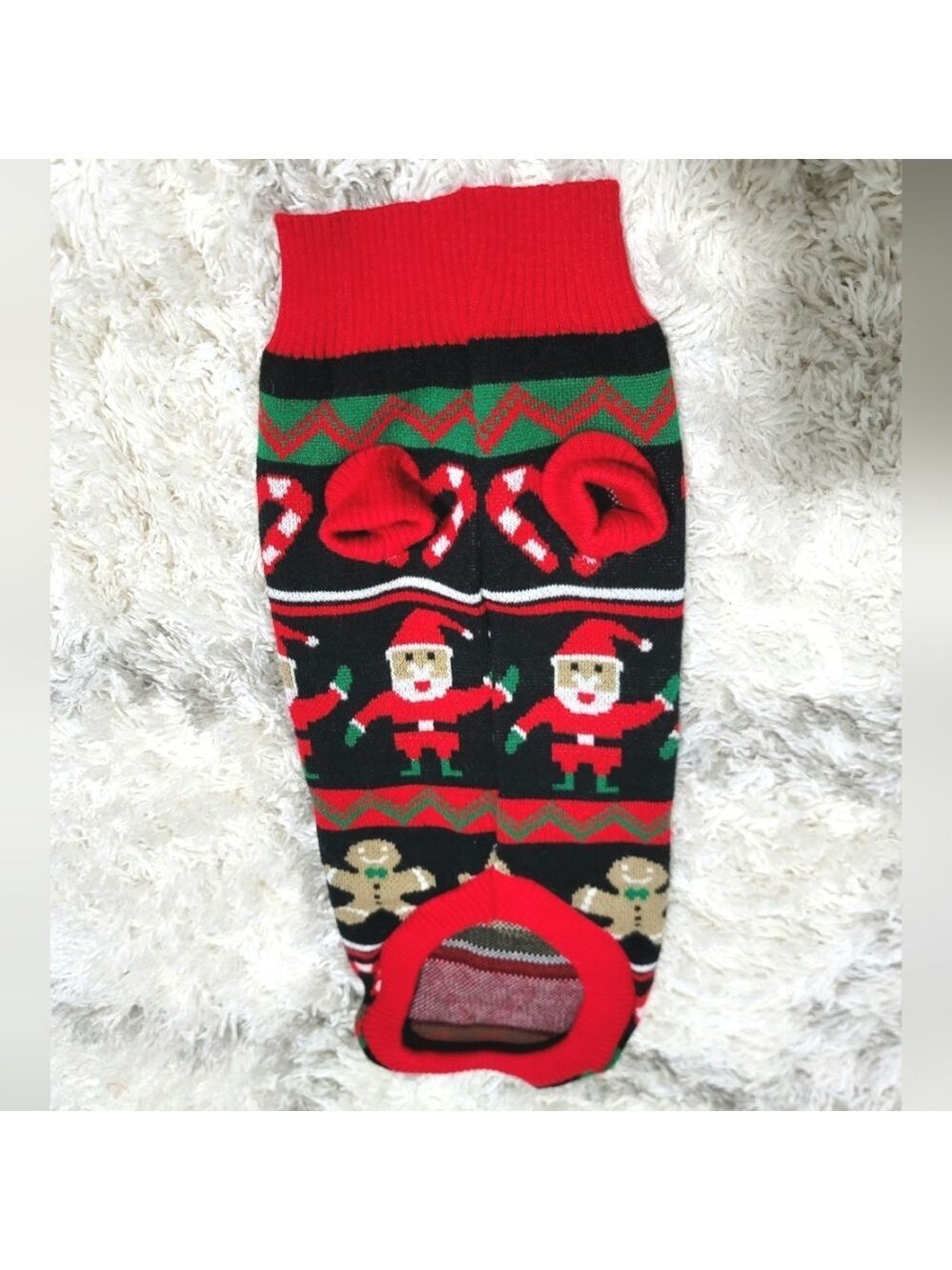 Christmas Santa Knitted Pet Sweater
